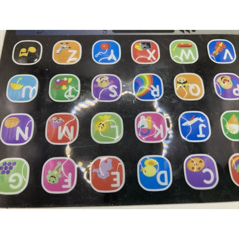 Fisher Price Laugh Learn Smart Stages Tablet Multicolor Learning Toy Works Great